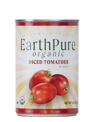 EarthPure® Organic Diced Tomatoes