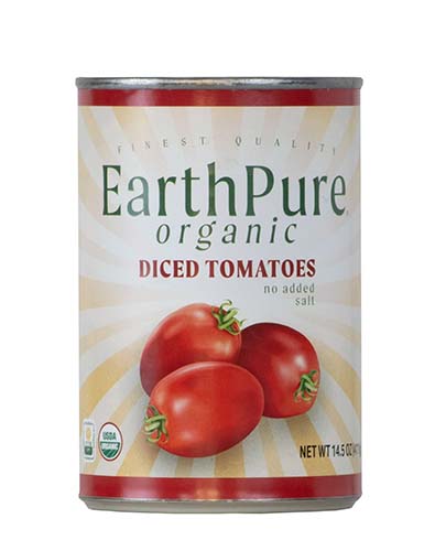 EarthPure® Organic Diced Tomatoes