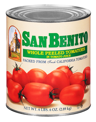 San Benito® Standard Whole Peeled Round Tomatoes