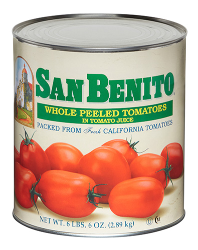 San Benito® Standard Whole Peeled Round Tomatoes