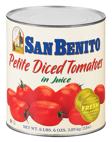 San Benito® 3/8″ Petite Diced Tomatoes