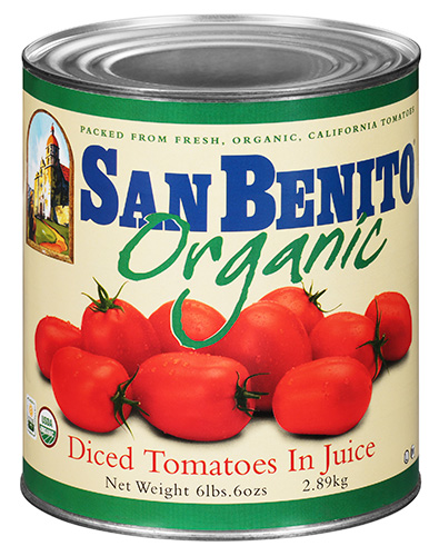 San Benito® Organic Diced Tomatoes