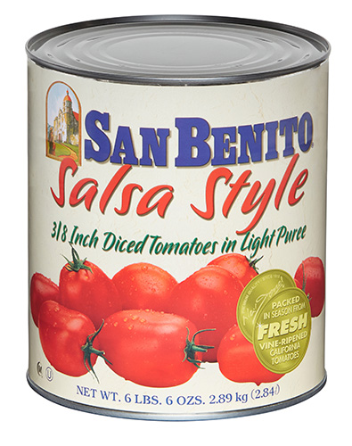 San Benito® Salsa Style 3/8″ Diced Tomatoes