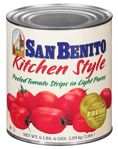 San Benito Kitchen Style® Peeled Tomato Strips