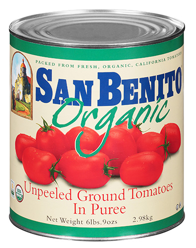 San Benito® Organic Ground Unpeeled Tomatoes