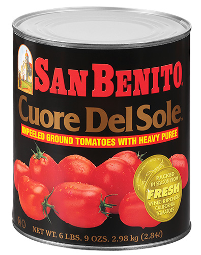 San Benito Cuore Del Sole® Unpeeled, Ground Tomatoes