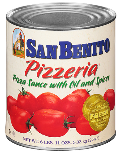 San Benito Pizzeria® Fully Prepared Pizza Sauce