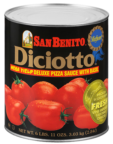San Benito Diciotto® Mega Yield Deluxe Pizza Sauce