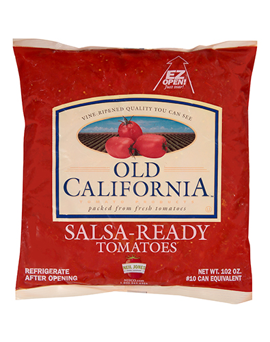 Old California® “Salsa Ready” Pouch Chopped Tomatoes