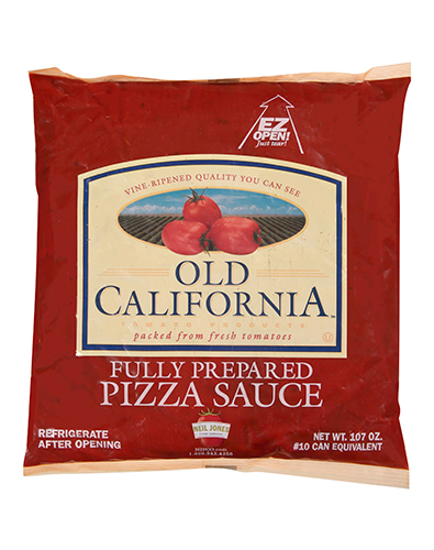 Old California® Pouch Fully Prepared Pizza Sauce
