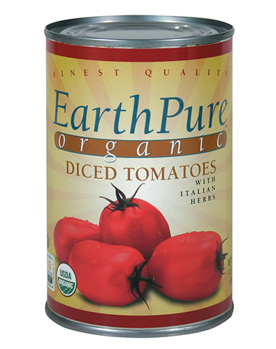 EarthPure® Organic Diced Tomatoes