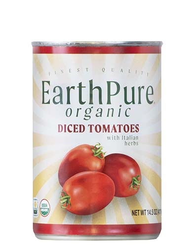 EarthPure® Organic Diced Tomatoes