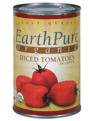 EarthPure® Organic Diced Tomatoes