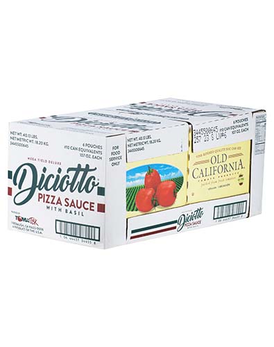 Old California Diciotto® Pizza Sauce with Basil